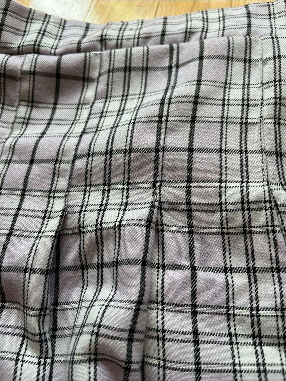 Plaid Pleated Mini Skirt - Beige, Lavender & Mint Bundle - Picture 4 of 8